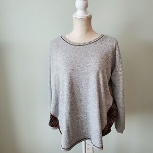 HEM & THREAD WOMENS LONG SLEEVE SHIRT SIZE SMALL